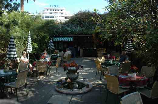 The patio of the Orchid Garden (Sitio Litro)