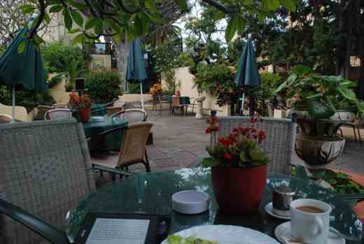 and my favourite spot is the cafe terrace there