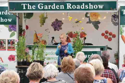 Carol Klein was, as ever, a great hit with the visitors and kept them all enthralled with her talk