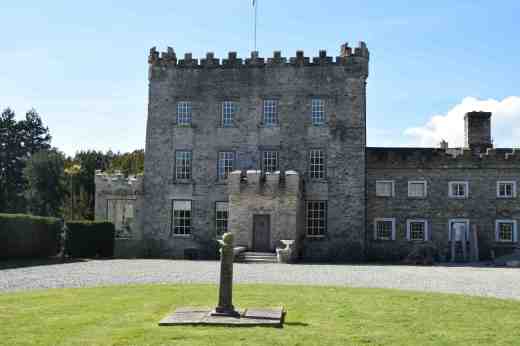 Not a bad frontage! There are two holes in the front door: one to see who is coming up the drive and a second to fire a gun through if it is the taxman!