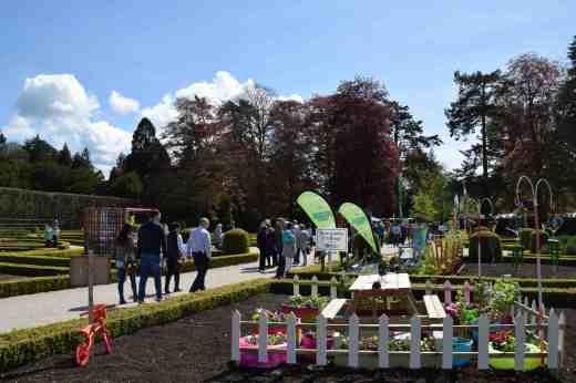 General view of the Team Challenge gardens