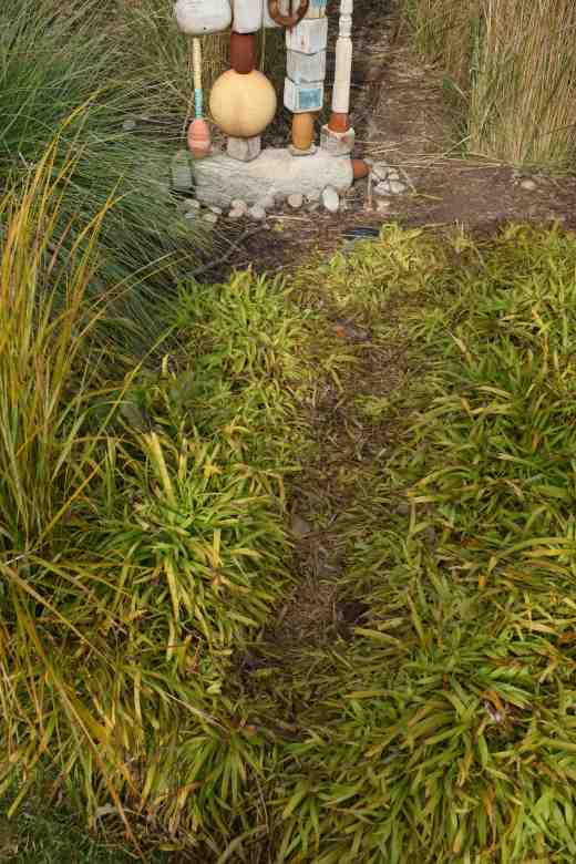 But, repeating my reservations about using a botanic garden as a venue for art, I was horrified that the public thought it was acceptable to walk across the borders to get closer to the sculptures. What sort of idiots do this? Well I saw some people doing just that and did say something, but it didn't stop them. 