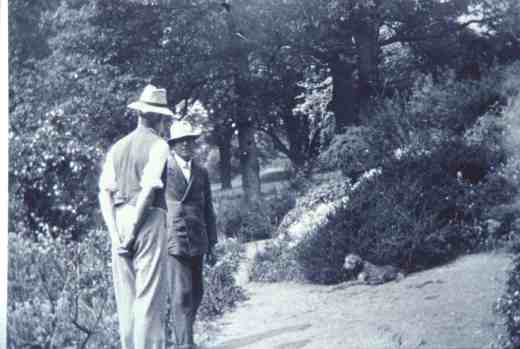 eab with howard on rock garden copy